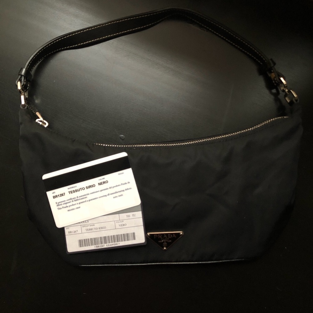SOLD!! Vintage Prada Tessuto Sirio Handbag - Picture 8 of 8